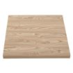 Picture of Bolero Pre-drilled Square Tabletop Antique Natural 700mm - GR331