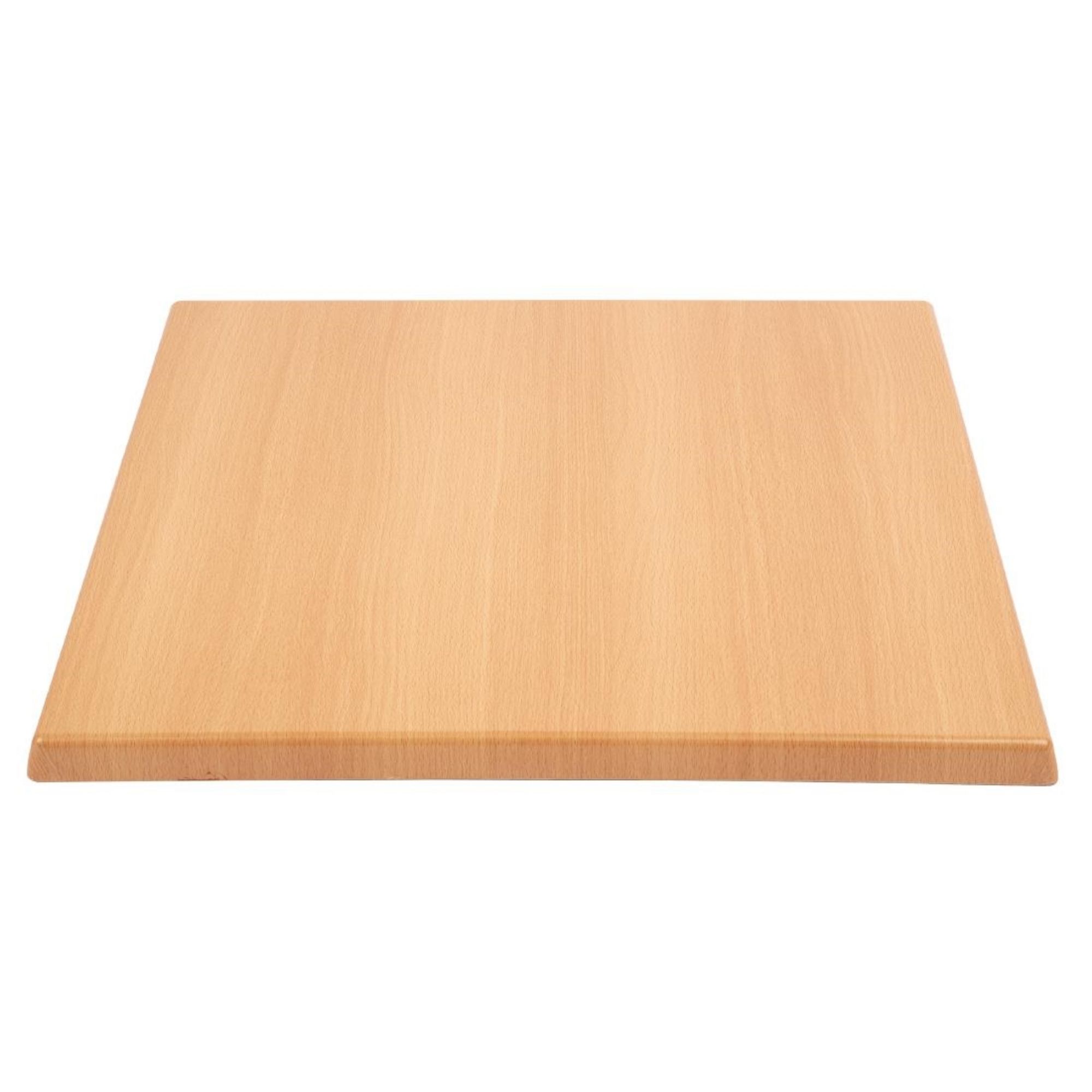 Picture of Bolero Pre-drilled Square Tabletop Beech Effect 600mm