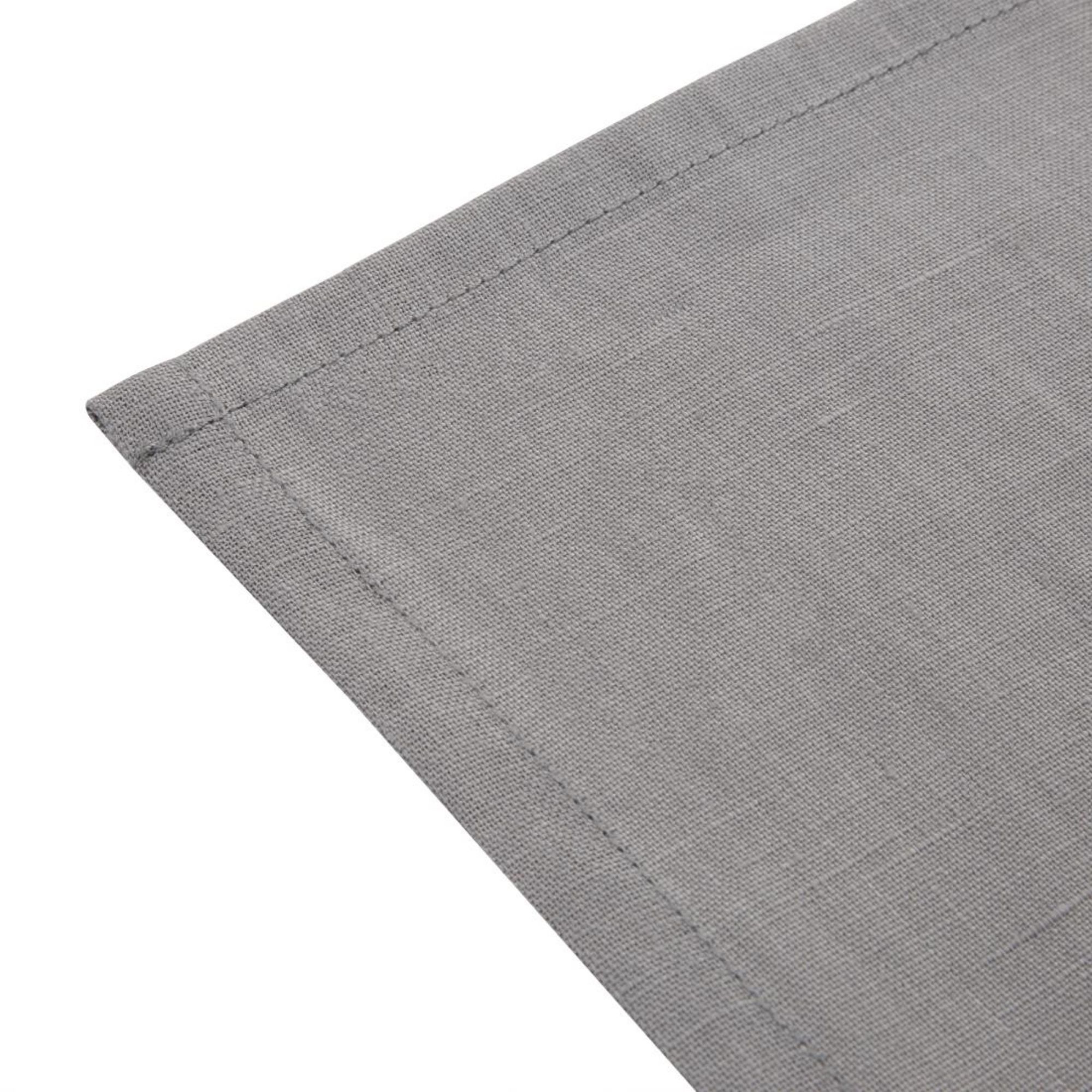 Picture of Olympia Linen Table Napkin Grey 400x400mm (12 Pack)