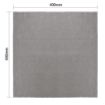 Picture of Olympia Linen Table Napkin Grey 400x400mm (12 Pack) - FW698