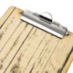Picture of Wood Effect A5 Menu Presentation Clipboard - GM301