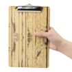 Picture of Wood Effect A5 Menu Presentation Clipboard - GM301
