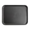 Picture of Olympia Kristallon Polypropylene Rectangular Non-Slip Tray Black 458mm - GM239