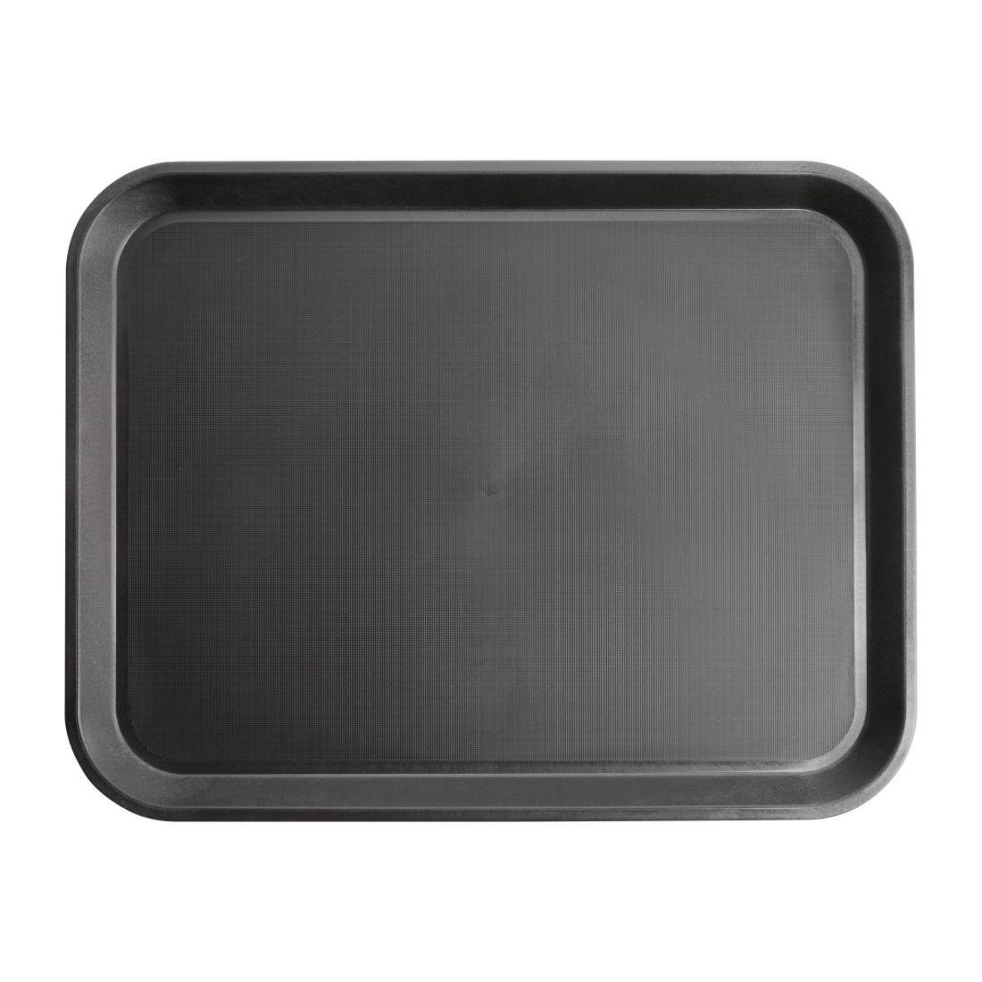 Picture of Olympia Kristallon Polypropylene Rectangular Non-Slip Tray Black 458mm