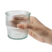Picture of Olympia Recycled Glass Ribbed Stackable Tumblers 300ml (6 pack) - FU597