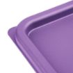 Picture of Hygiplas Square Food Storage Container Lid Purple Medium - FX144