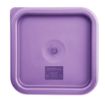 Picture of Hygiplas Square Food Storage Container Lid Purple Small - FX143
