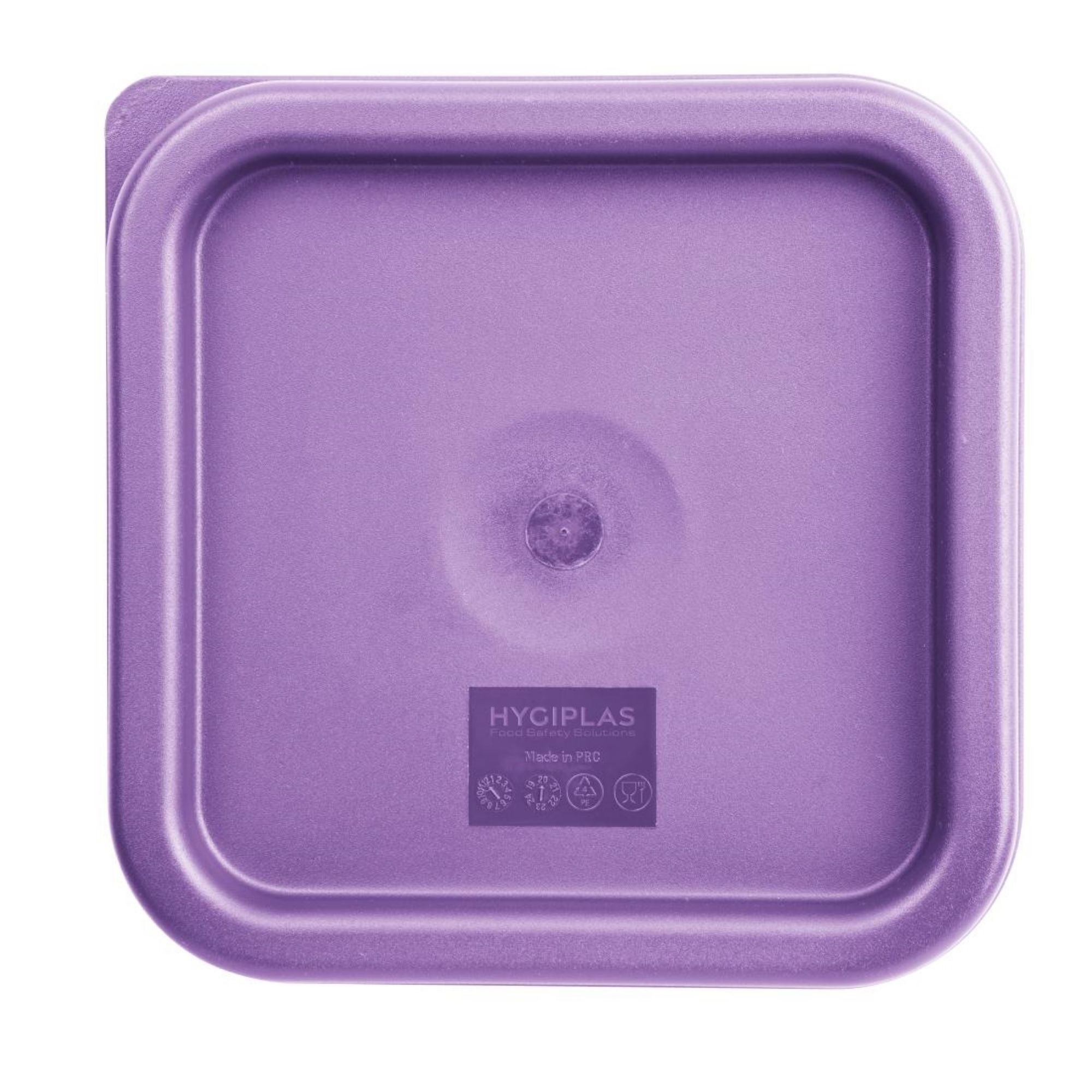 Picture of Hygiplas Square Food Storage Container Lid Purple Small - FX143