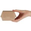 Picture of Colpac Compostable Kraft Burger Boxes Small 108mm (250 pack) - GE802
