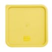 Picture of Hygiplas Square Food Storage Container Lid Yellow Large - FX139