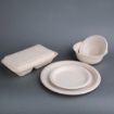 Picture of Fiesta Compostable Bagasse Round Bowls Natural Colour 11oz (50 Pack) - FC543