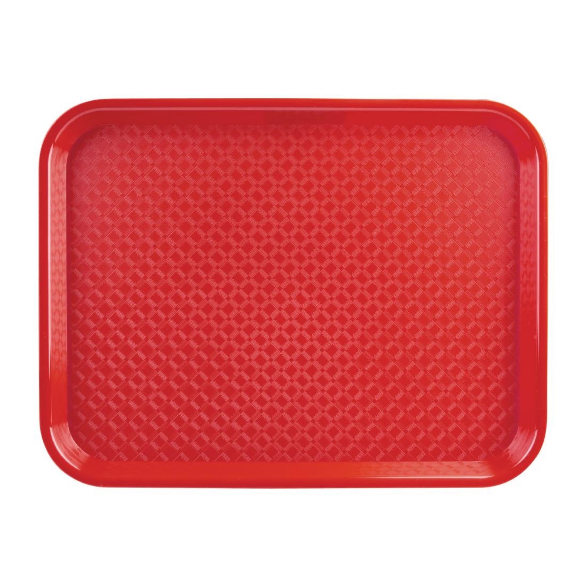 Picture of Olympia Kristallon Polypropylene Fast Food Tray Red Small 345mm - DP213