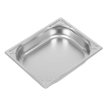 Picture of Vogue Heavy Duty Stainless Steel 1/2 Gastronorm Tray 65mm