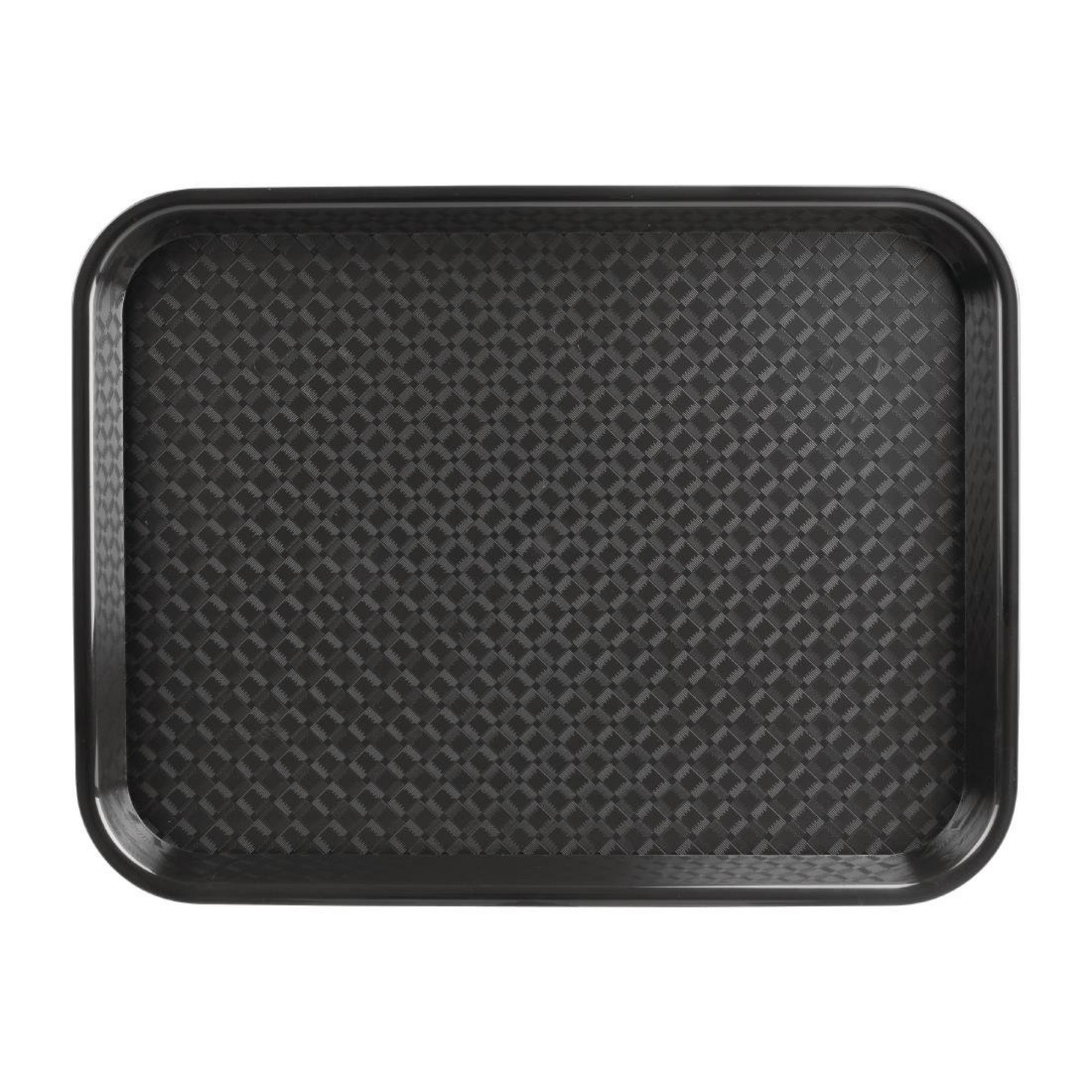 Picture of Olympia Kristallon Polypropylene Fast Food Tray Black Small 345mm - DP216