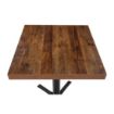 Picture of Bolero Pre-Drilled Square Table Top Urban Dark 700mm - DR823