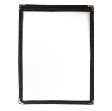 Picture of Olympia American Style Menu Cover Black A5
