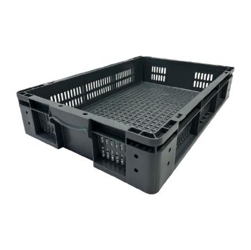 Picture of Vogue Perforated Plastic Storage Crate 600x400x120mm