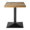 Picture of Bolero Pre-Drilled Square Table Top Urban Dark 600mm - DR821