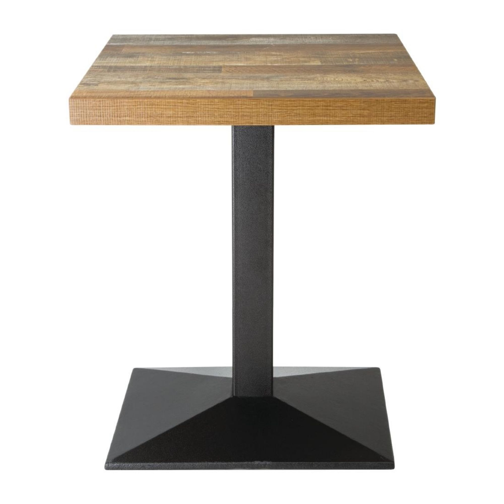 Picture of Bolero Pre-Drilled Square Table Top Urban Dark 600mm