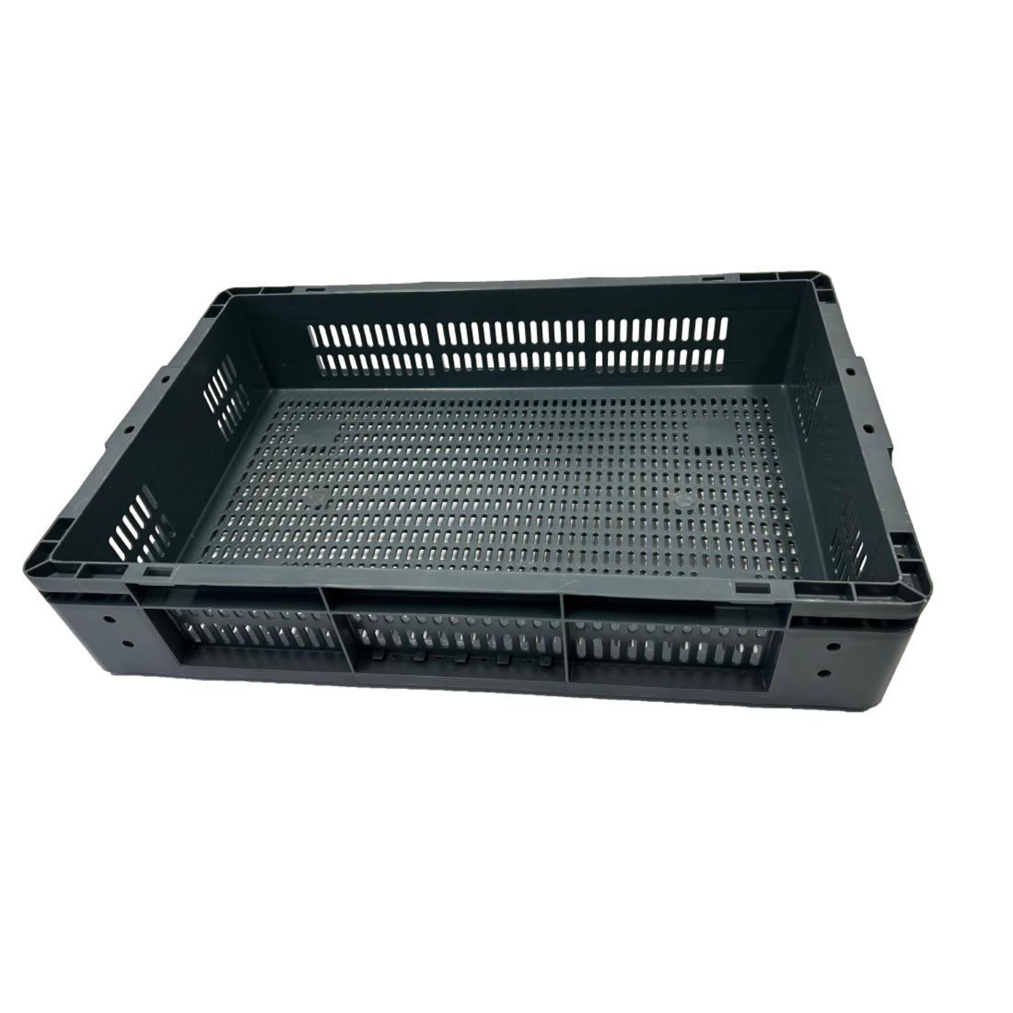 Picture of Vogue Perforated Plastic Storage Crate 600x400x120mm