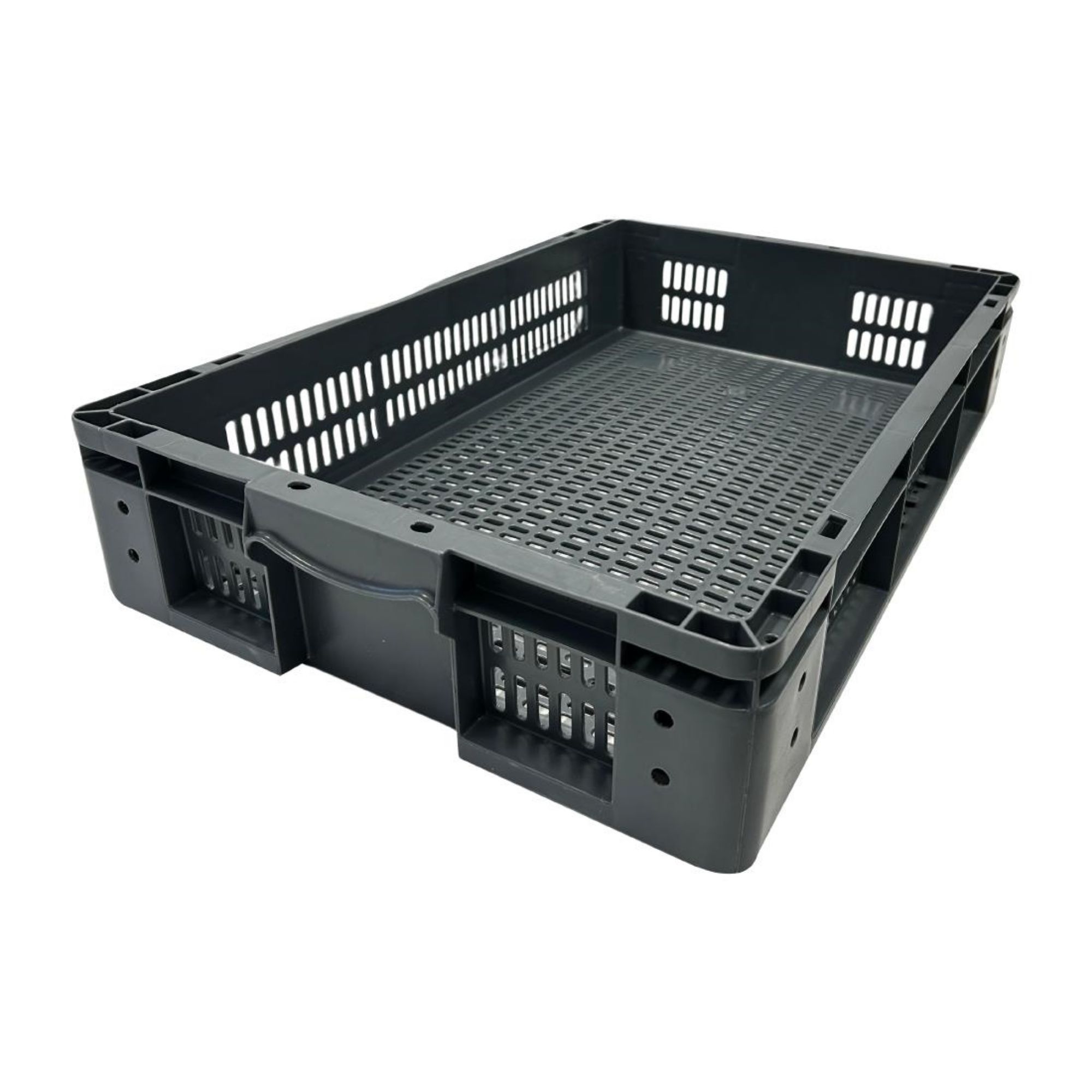 Picture of Vogue Perforated Plastic Storage Crate 600x400x120mm