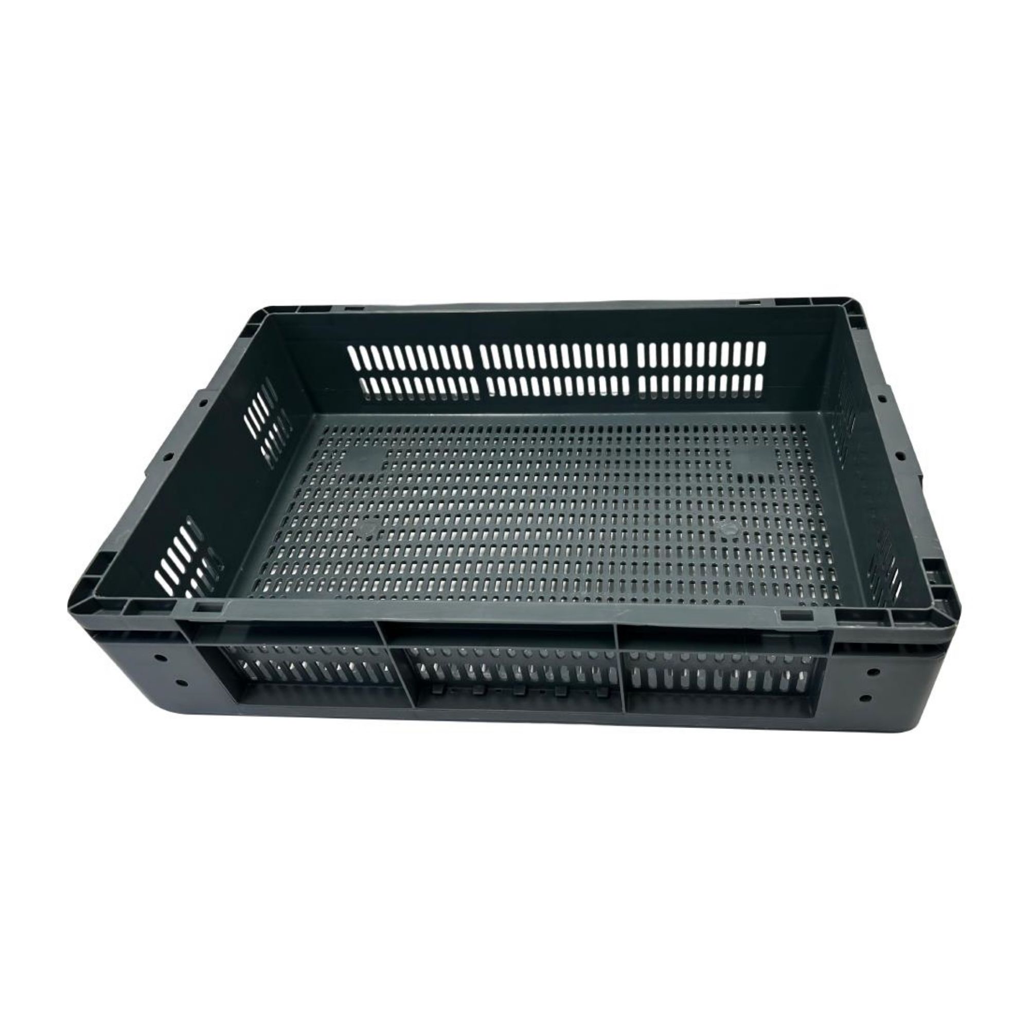 Picture of Vogue Perforated Plastic Storage Crate 600x400x120mm