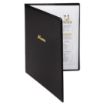 Picture of Olympia PVC Menu Cover Black A4 - E217