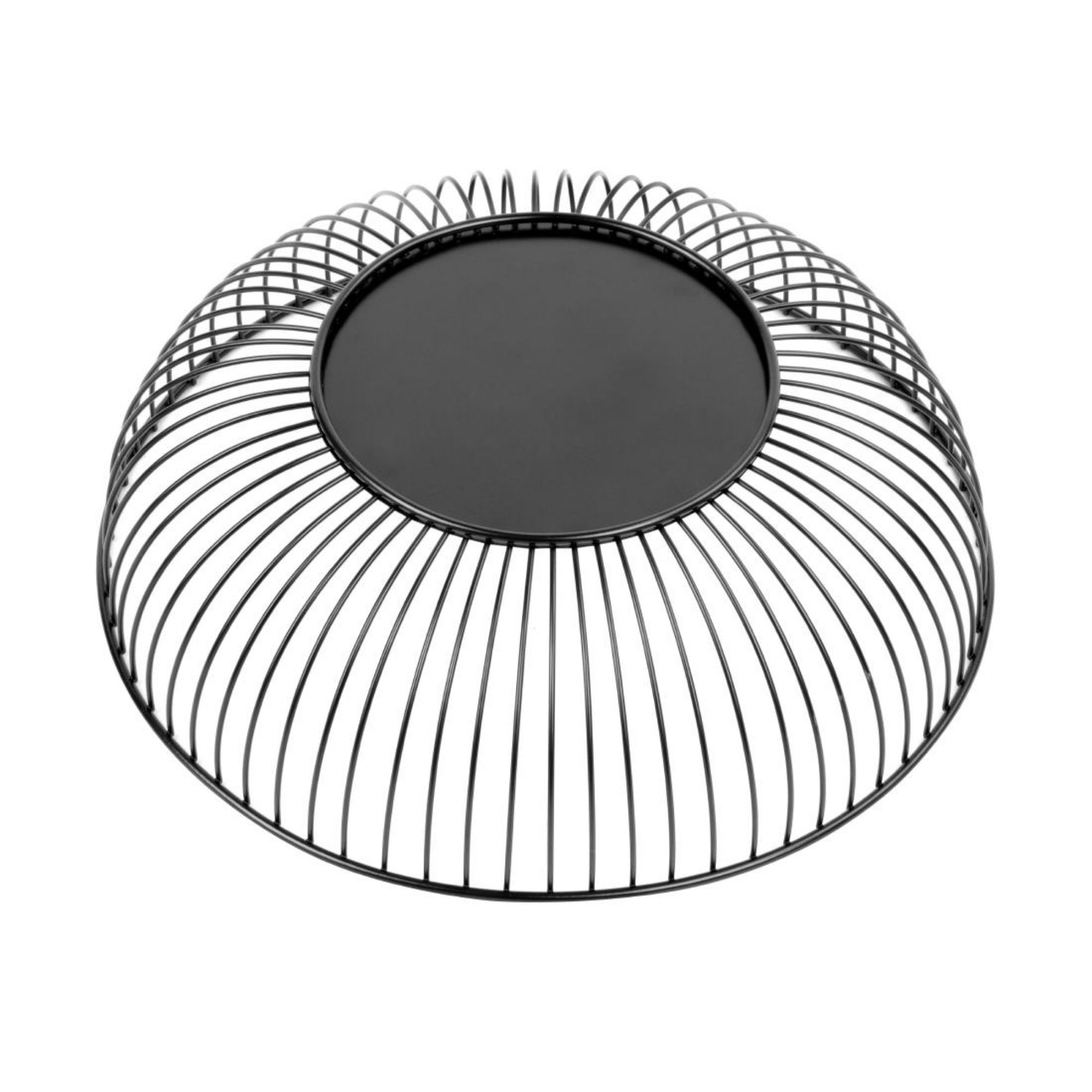 Picture of Olympia Wire Food Display Bowl Round Black 285x85mm
