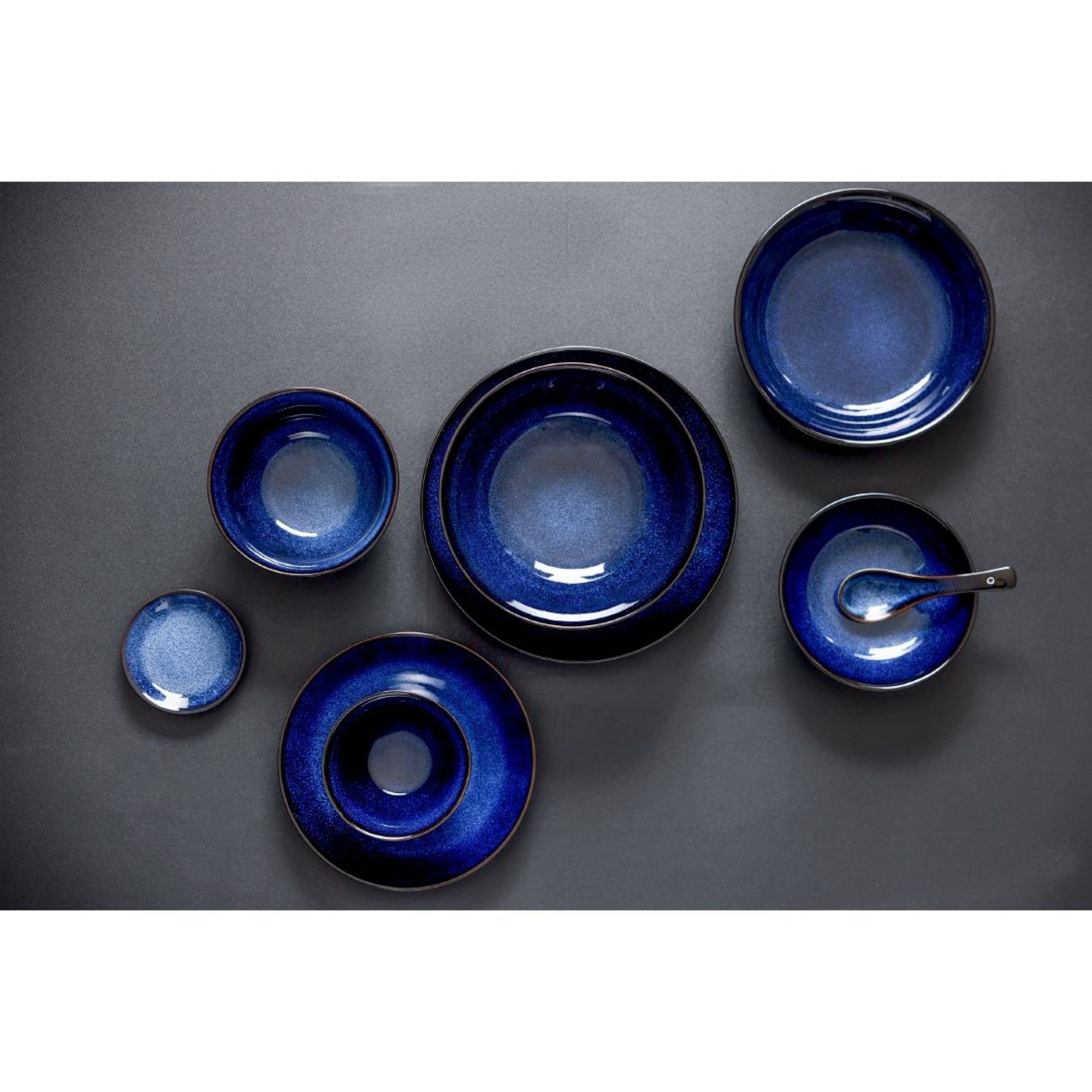 Picture of Olympia Luna Midnight Blue Coupe Bowls 160mm (6 Pack)