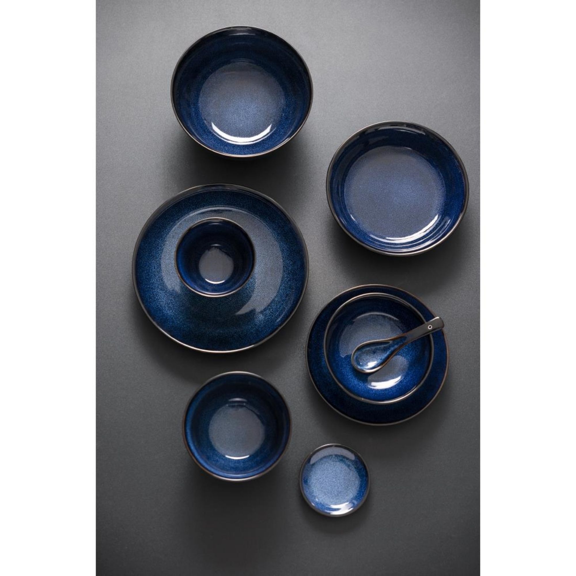 Picture of Olympia Luna Midnight Blue Coupe Bowls 160mm (6 Pack)