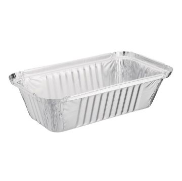 Picture of Nisbets Essentials Foil Containers and Lids 450ml (50 pack)
