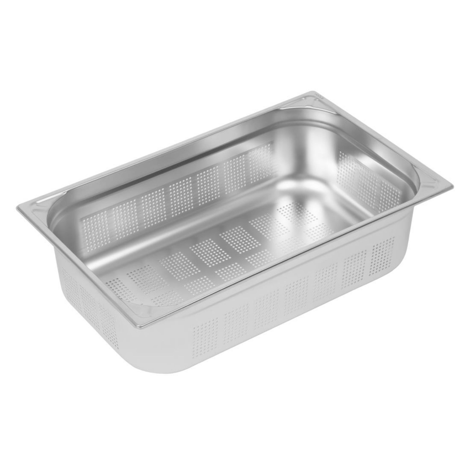 Picture of Vogue Heavy Duty Stainless Steel Perforated 1/1 Gastronorm Tray 150mm - DY176