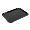 Picture of Cambro Polypropylene Fast Food Tray Black 410mm - DE312