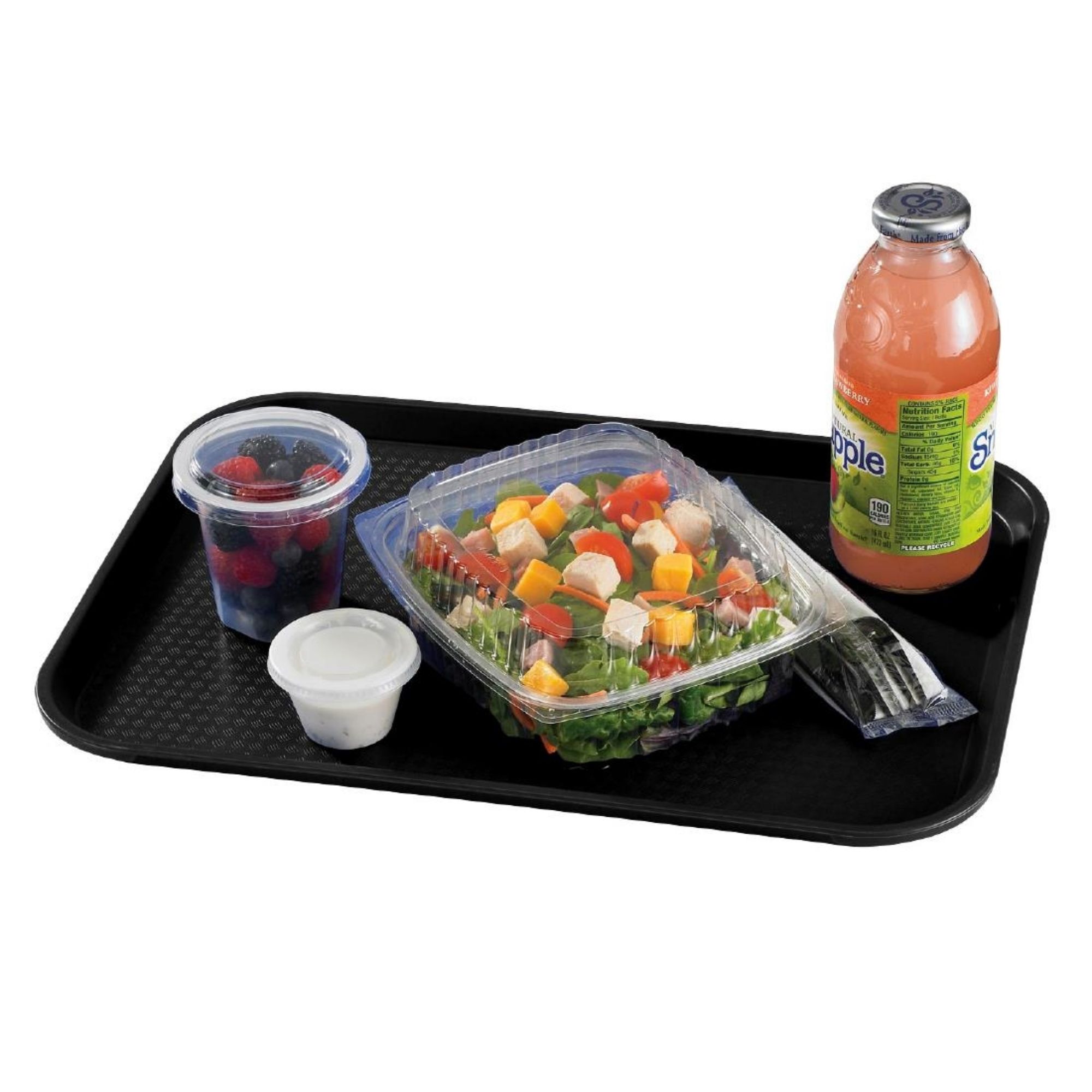 Picture of Cambro Polypropylene Fast Food Tray Black 410mm
