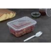 Picture of Fiesta Recyclable Plastic Microwavable Containers with Lid Large 1000ml (250 Pack) - DM183
