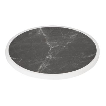 Picture of Bolero Fibre Glass Round Table Top Dark Granite Effect 580mm