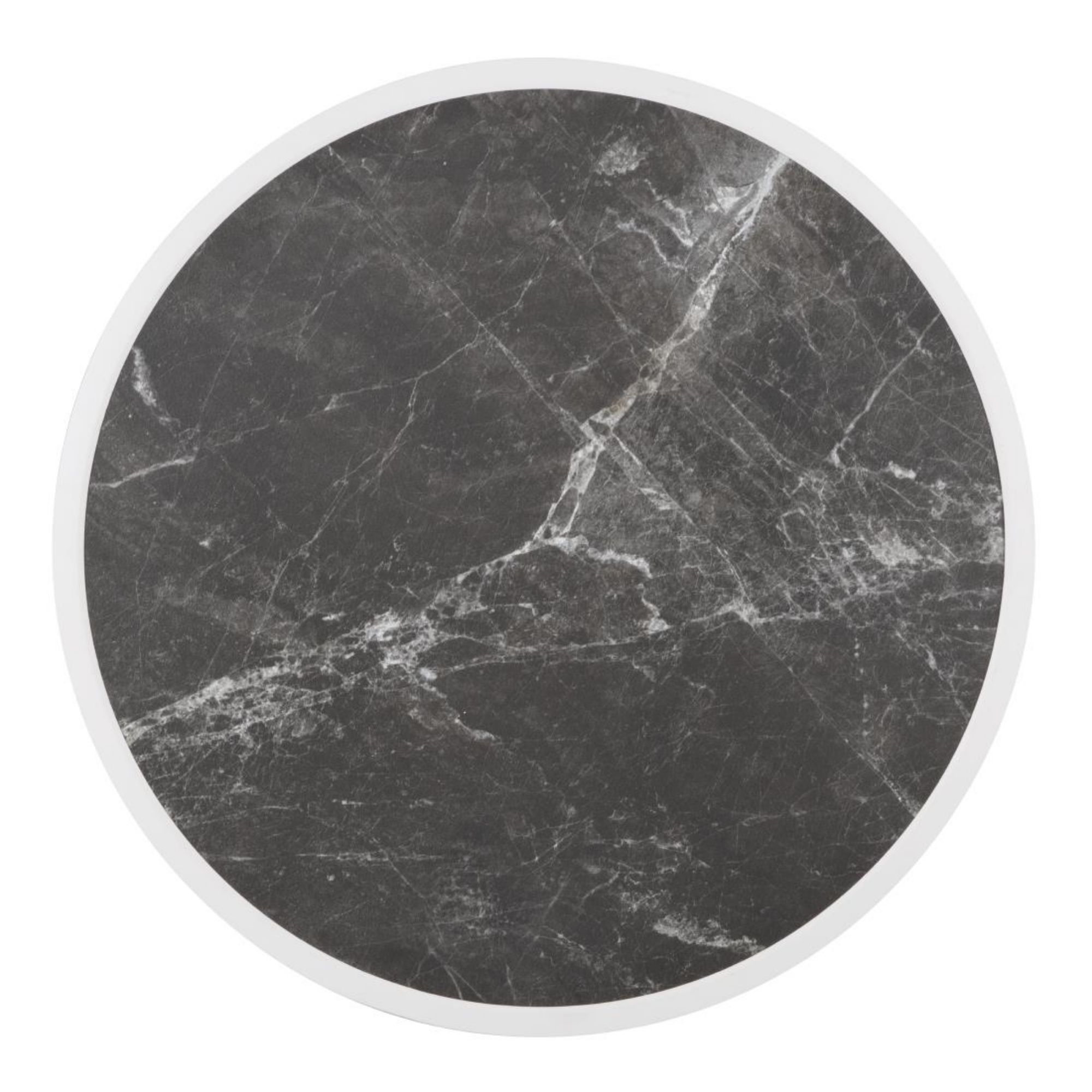 Picture of Bolero Fibre Glass Round Table Top Dark Granite Effect 580mm