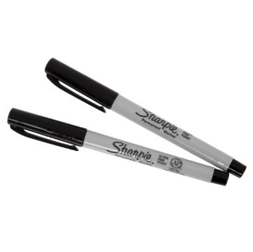 Picture of Sharpie Ultra Fine Permanent Marker Black (2 Pack)