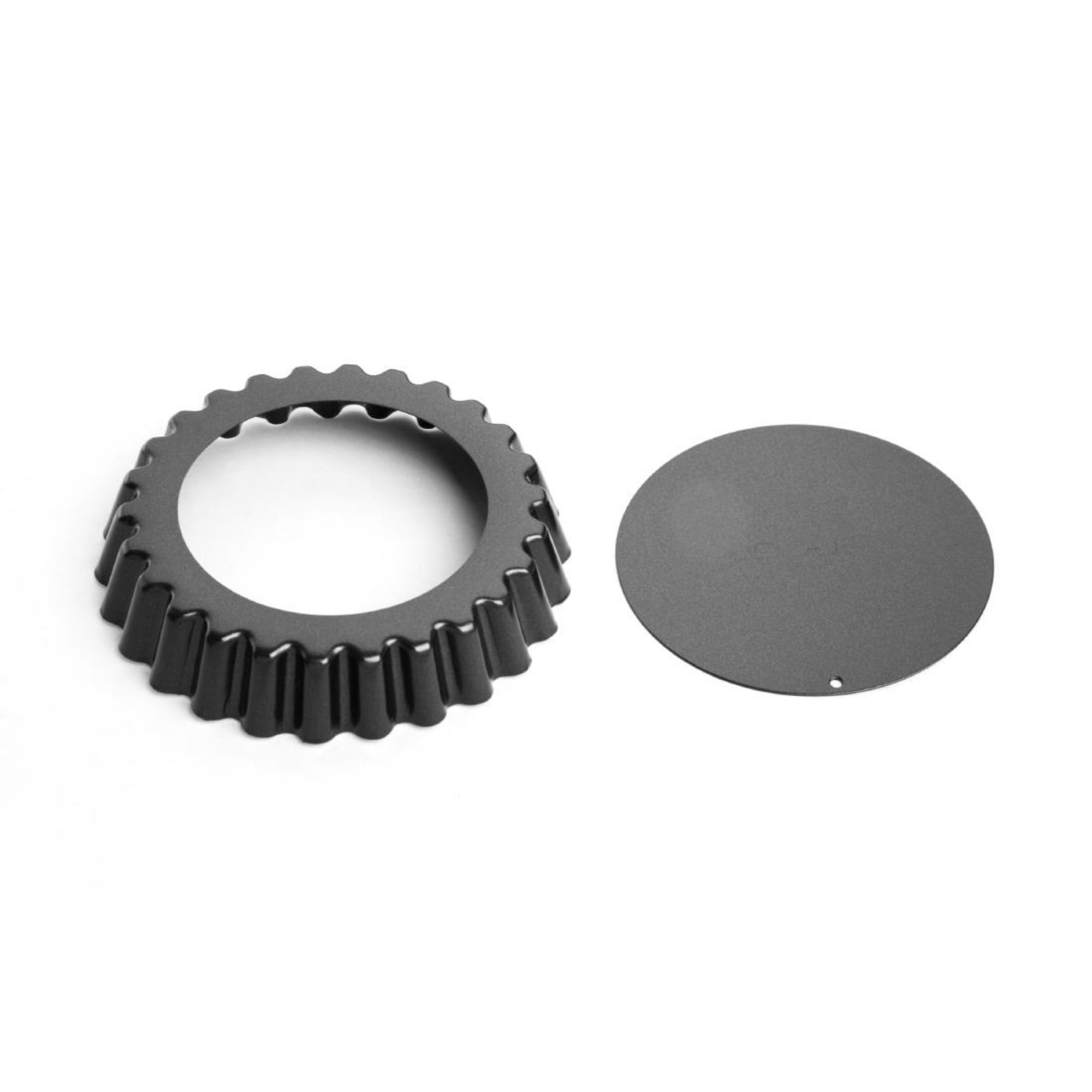 Picture of Vogue Non-Stick Mini Quiche Tin With Removable Base 100mm (3 pack)