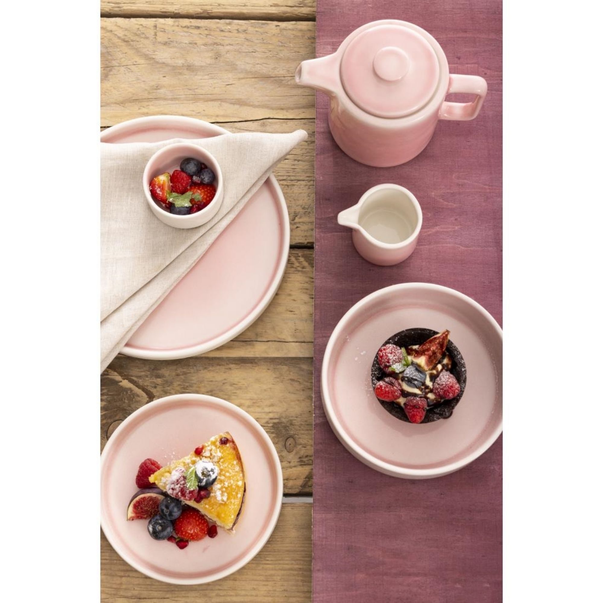 Picture of Olympia Fondant Tea Pots Pink 450ml (2 pack)