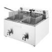 Picture of Buffalo Double Electric Fryer with Timer 2x8Ltr - CU621