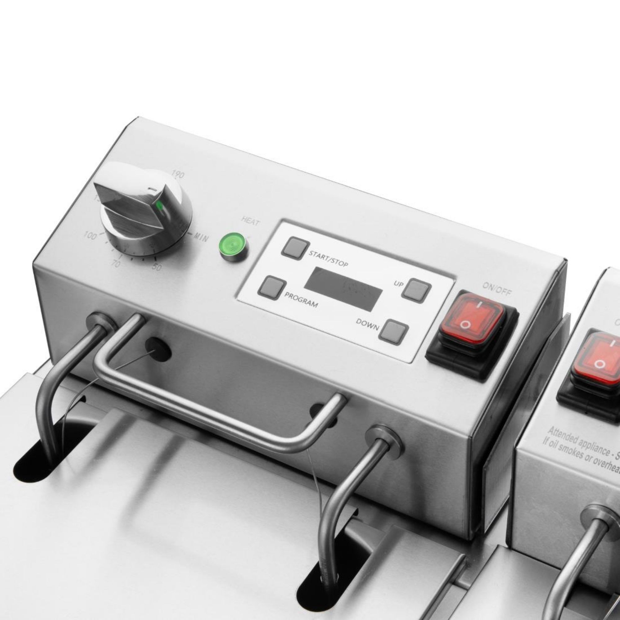 Picture of Buffalo Double Electric Fryer with Timer 2x8Ltr