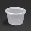 Picture of Fiesta Recyclable Plastic Microwavable Deli Pots 100ml (100 pack) - CT286