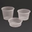Picture of Fiesta Recyclable Plastic Microwavable Deli Pots 100ml (100 pack) - CT286