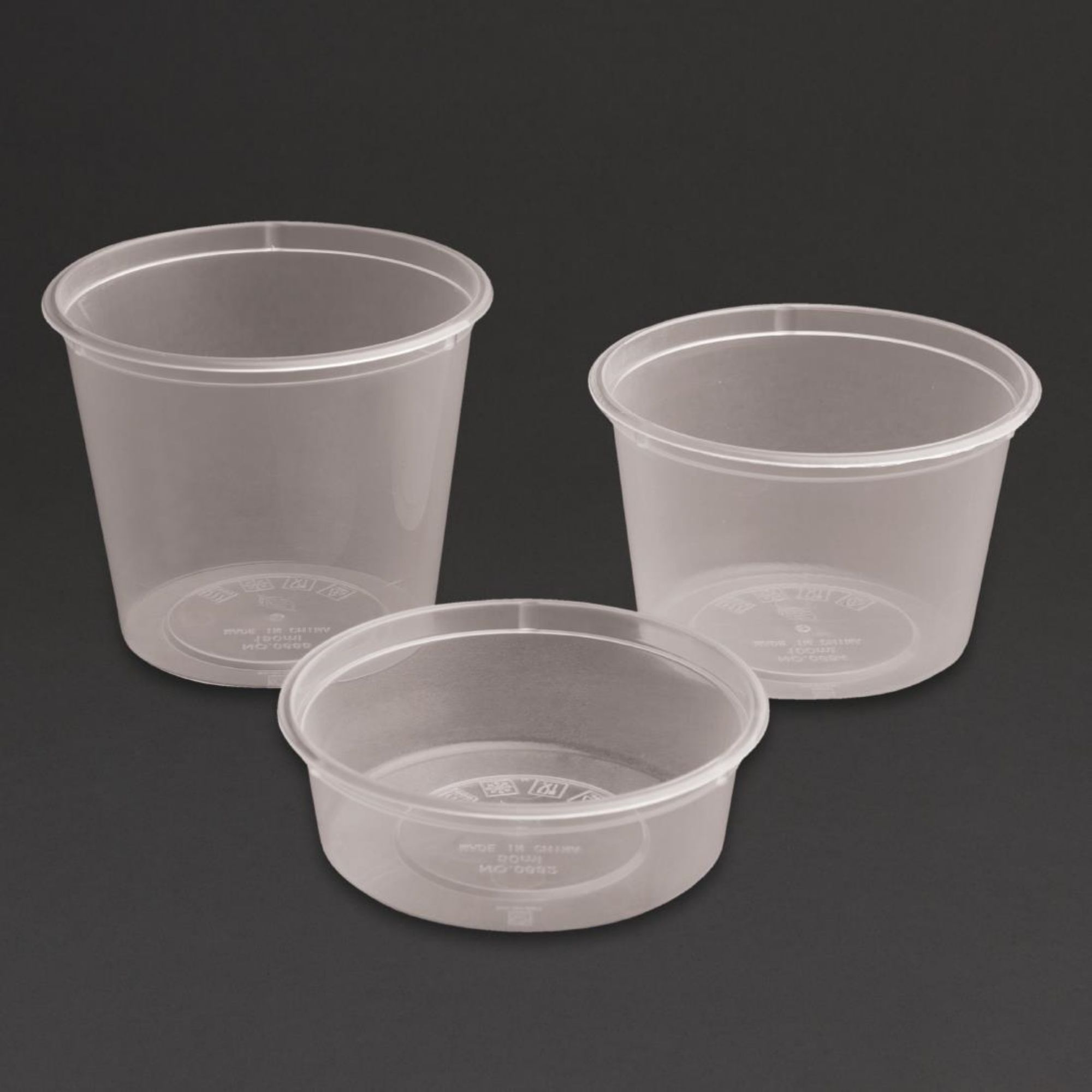 Picture of Fiesta Recyclable Plastic Microwavable Deli Pots 100ml (100 pack)