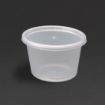Picture of Fiesta Recyclable Plastic Microwavable Deli Pots 100ml (100 pack) - CT286