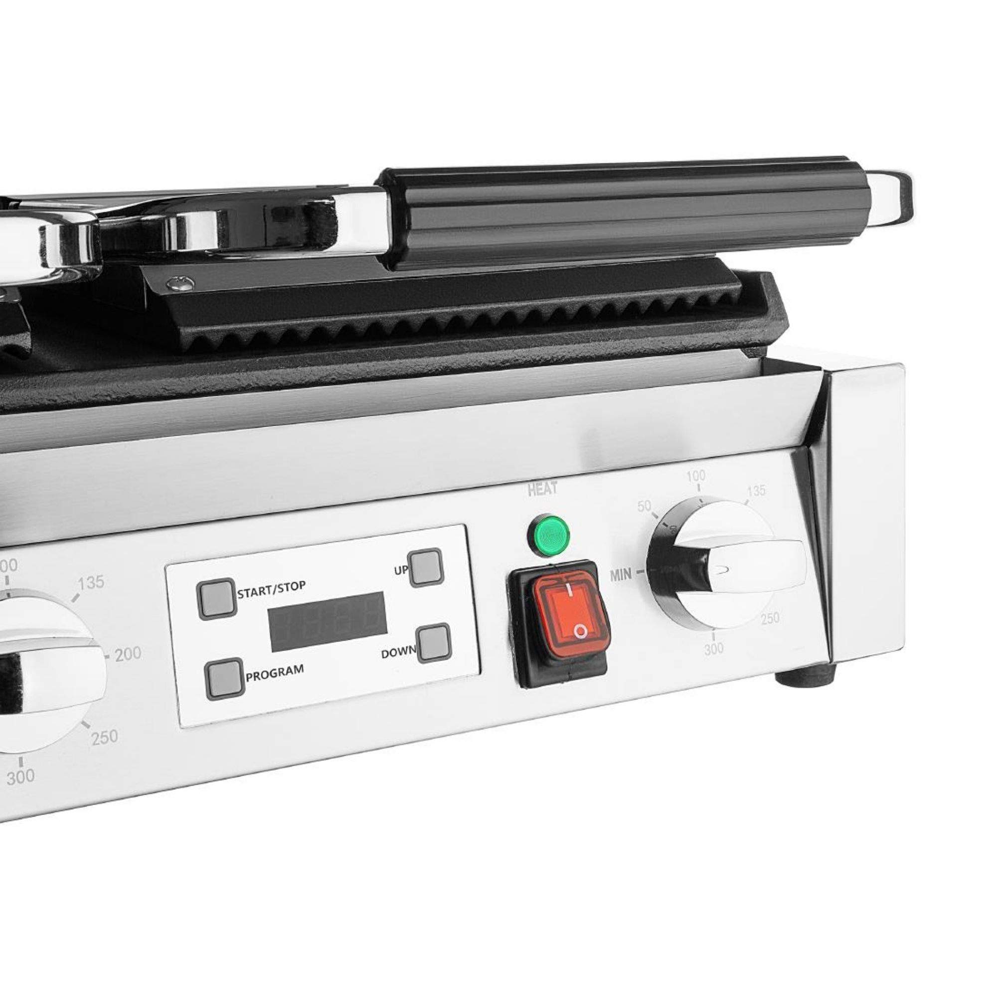 Picture of Buffalo Double Contact Grill Flat Base Ribbed Top Plate