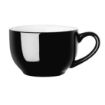 Picture of Olympia Cafe Cappuccino Cups Black 340ml (12 Pack) - CU954