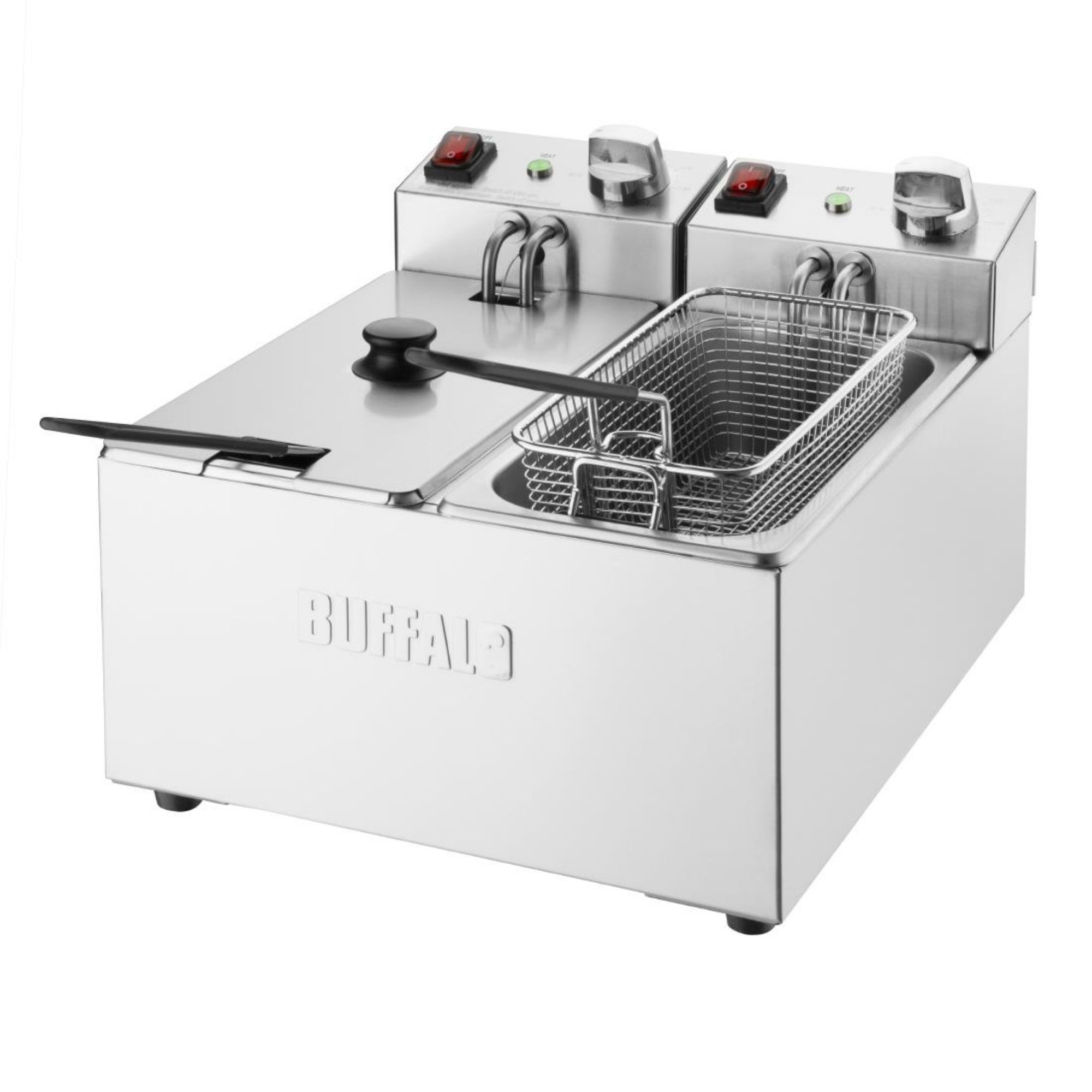 Picture of Buffalo Twin Tank Twin Basket 2x3Ltr Countertop Fryer 2x2kW