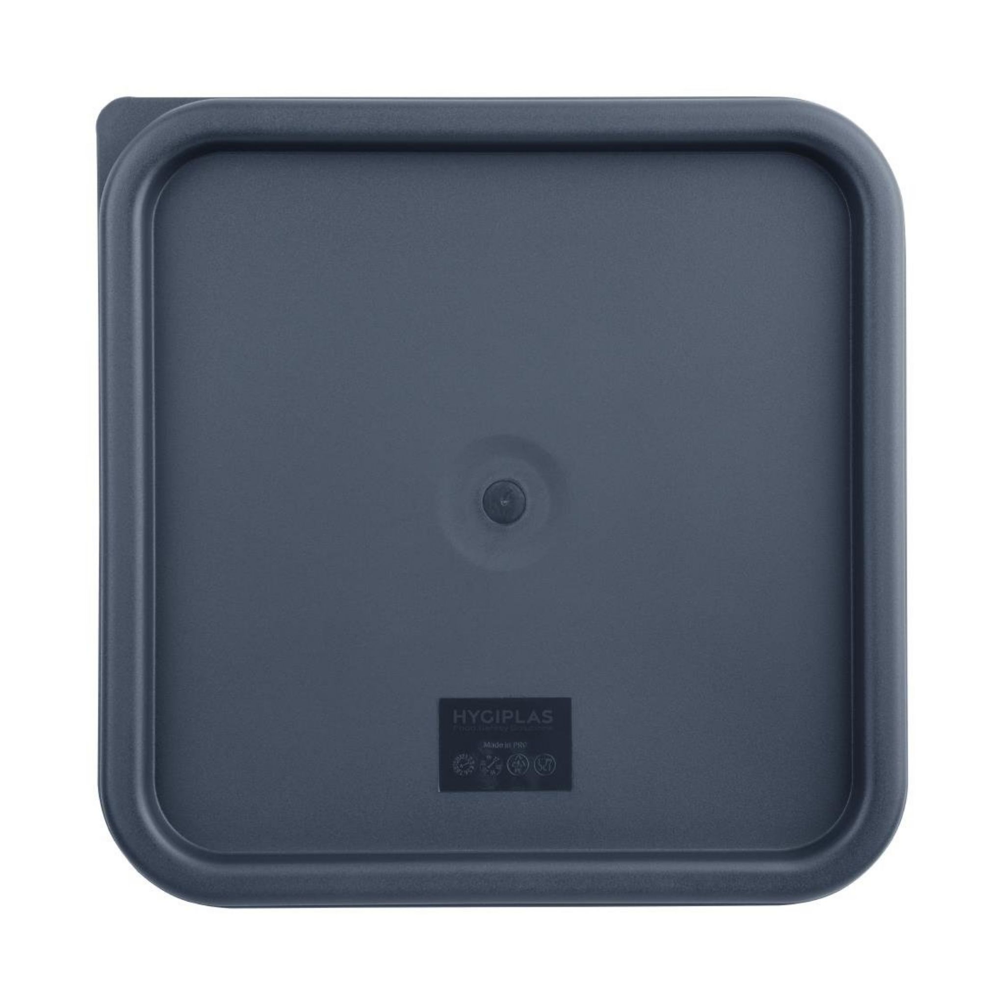 Picture of Hygiplas Polycarbonate Square Food Storage Container Lid Blue Large - CF045
